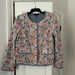 Talbot’s Floral Quilted Jacket